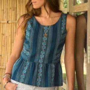 Prana Selma Peplum Top